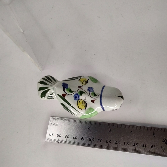 Tonala Bird Quail Mexican Folk Art Pottery Figurine Hand Painted - Picture 6 of 10